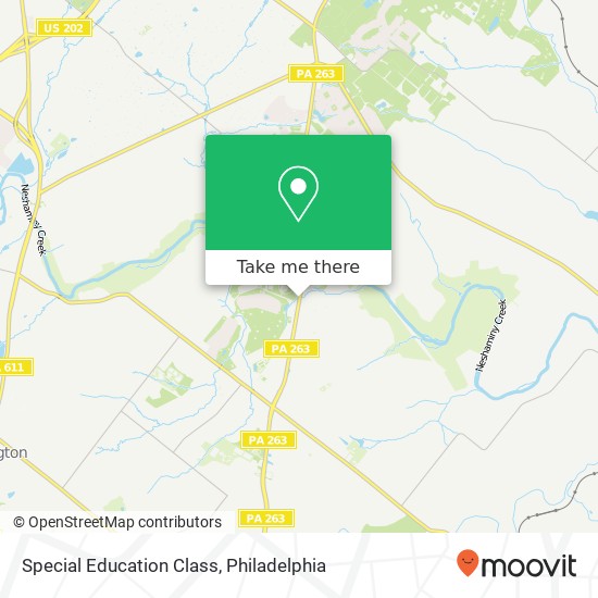 Mapa de Special Education Class