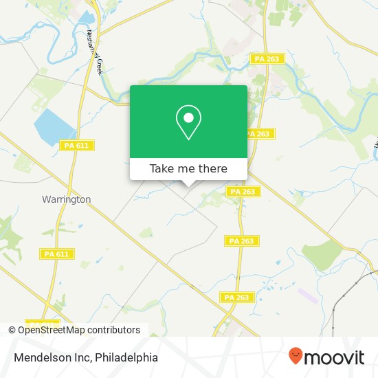 Mendelson Inc map