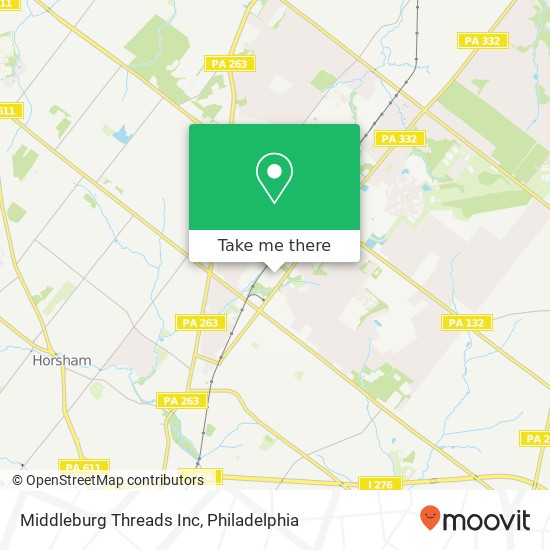 Mapa de Middleburg Threads Inc