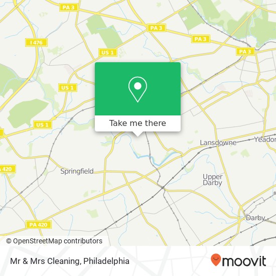 Mr & Mrs Cleaning map