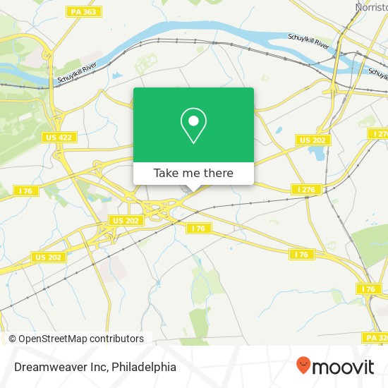 Dreamweaver Inc map