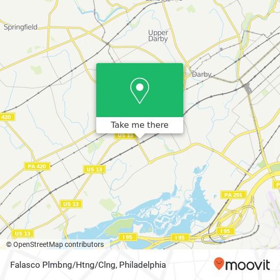 Falasco Plmbng/Htng/Clng map