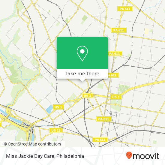 Miss Jackie Day Care map