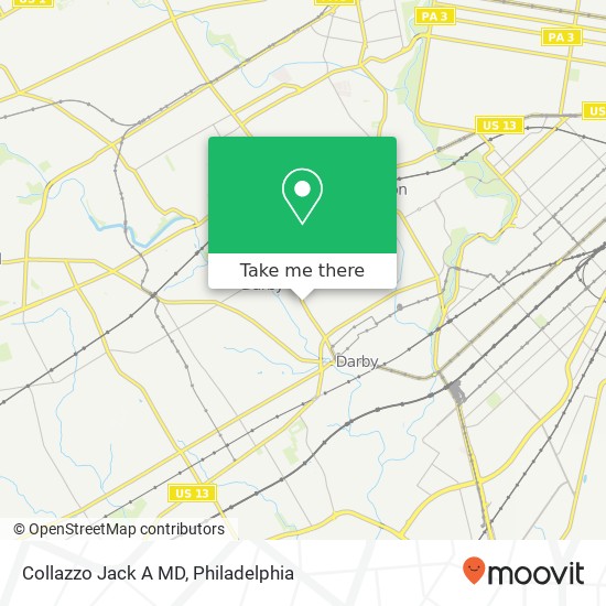 Collazzo Jack A MD map