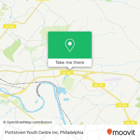 Mapa de Pottstown Youth Centre Inc