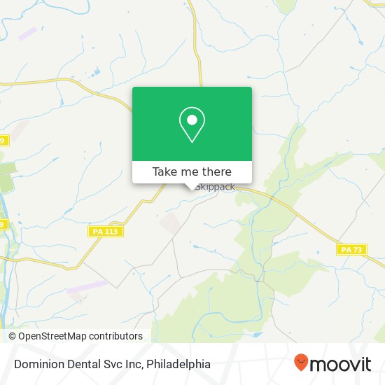 Dominion Dental Svc Inc map