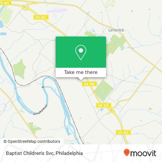 Baptist Children's Svc map