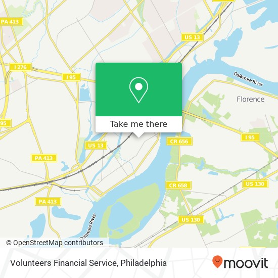 Volunteers Financial Service map
