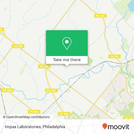 Impax Laboratories map