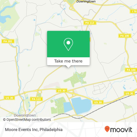 Mapa de Moore Events Inc