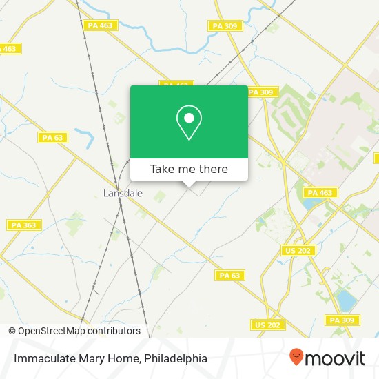 Mapa de Immaculate Mary Home