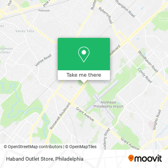 Haband Outlet Store map