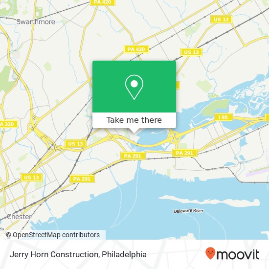 Mapa de Jerry Horn Construction