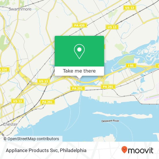 Mapa de Appliance Products Svc