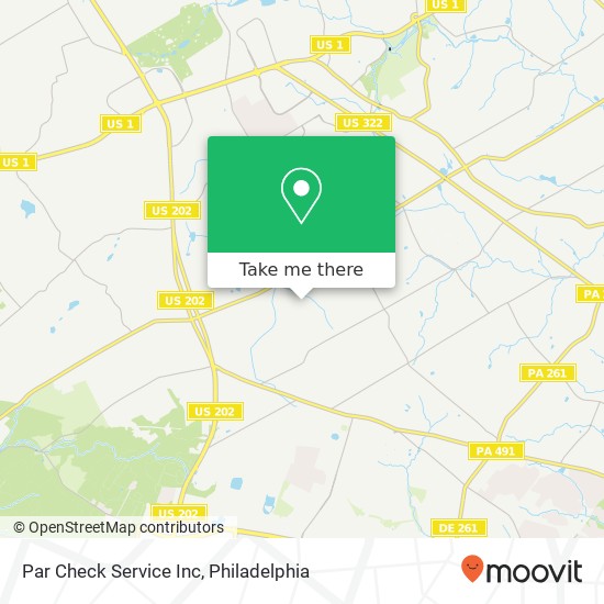 Par Check Service Inc map