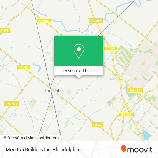 Moulton Builders Inc map