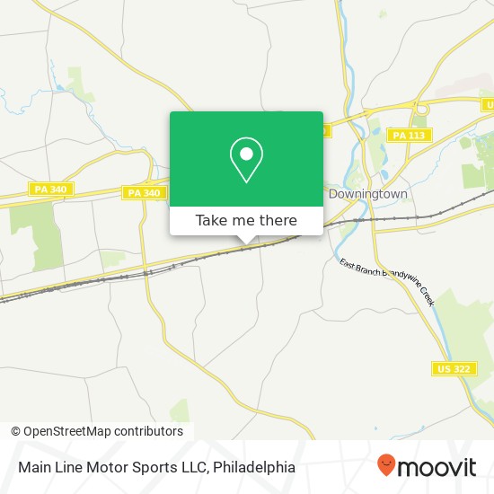 Main Line Motor Sports LLC map