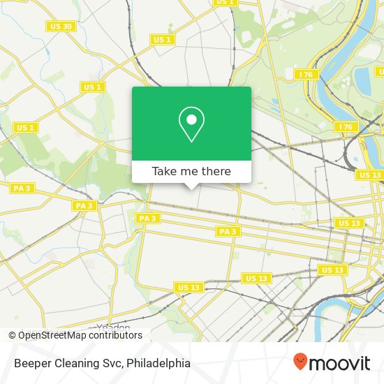 Beeper Cleaning Svc map