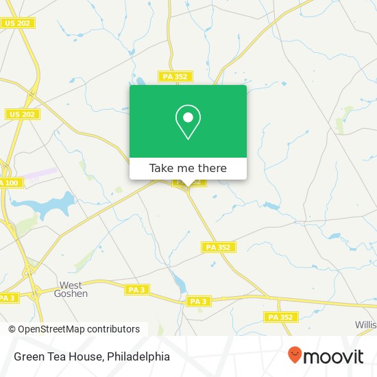 Mapa de Green Tea House