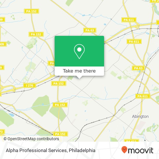 Mapa de Alpha Professional Services