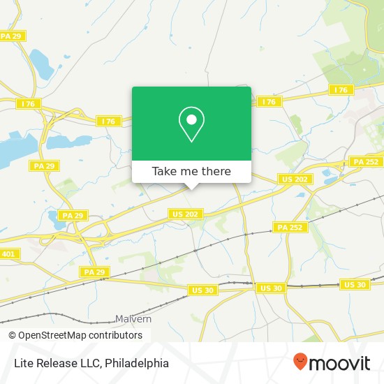 Mapa de Lite Release LLC