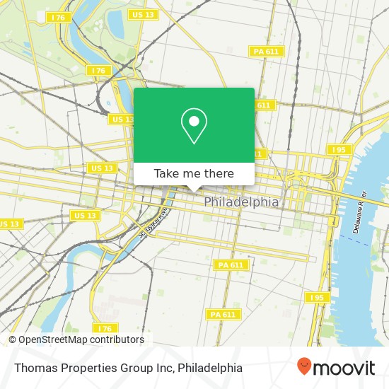 Thomas Properties Group Inc map