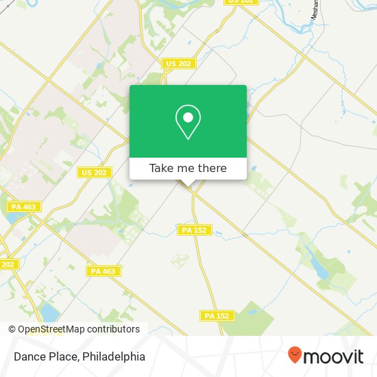 Mapa de Dance Place