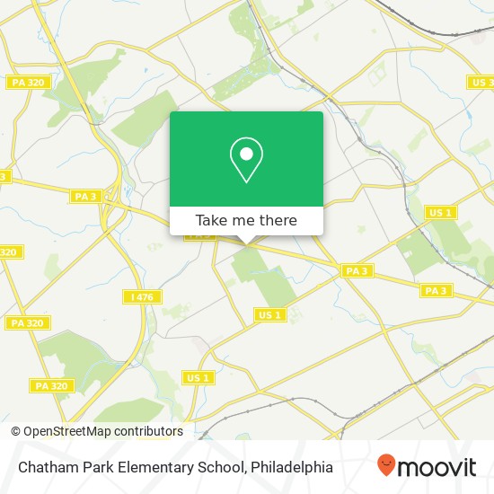 Mapa de Chatham Park Elementary School