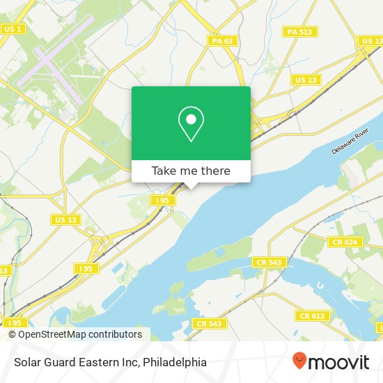 Solar Guard Eastern Inc map