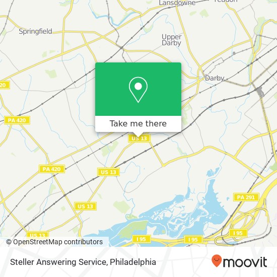 Steller Answering Service map