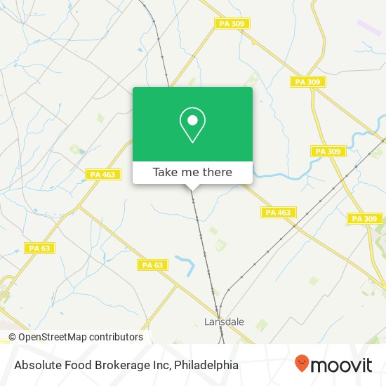 Absolute Food Brokerage Inc map