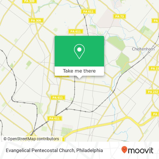 Evangelical Pentecostal Church map