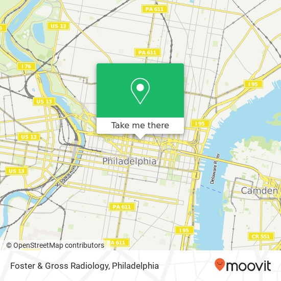 Foster & Gross Radiology map