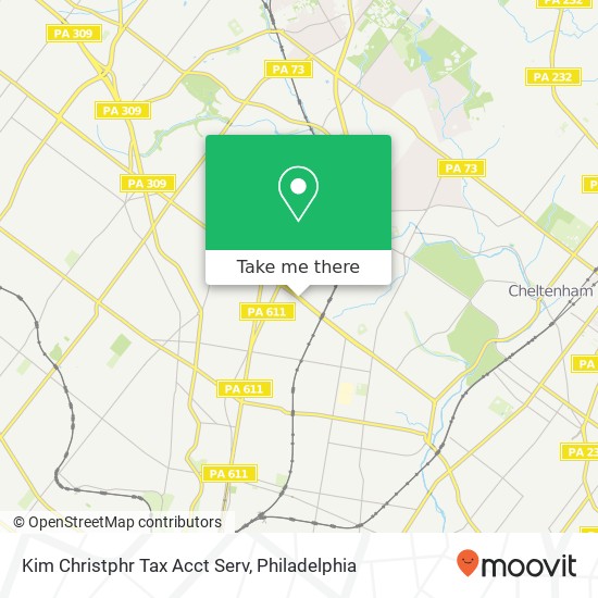 Kim Christphr Tax Acct Serv map