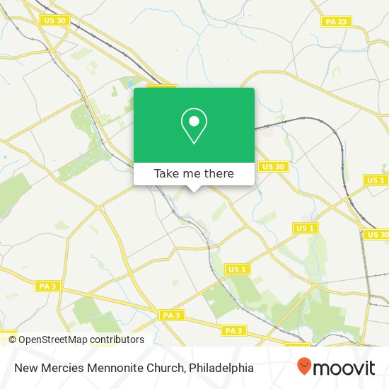 New Mercies Mennonite Church map