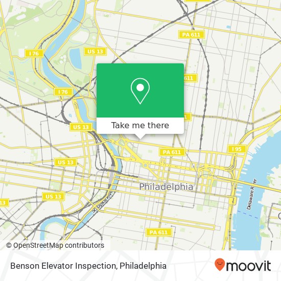 Benson Elevator Inspection map