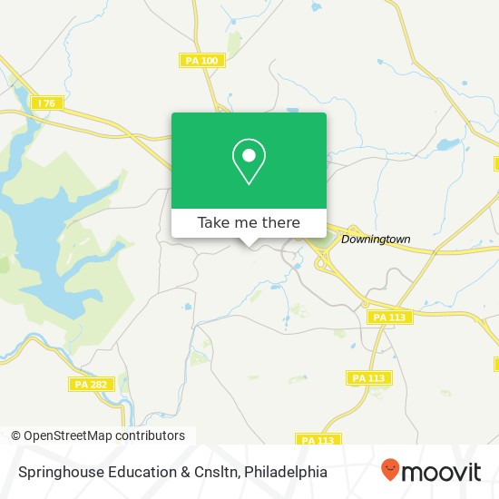 Springhouse Education & Cnsltn map