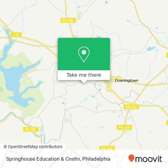 Mapa de Springhouse Education & Cnsltn