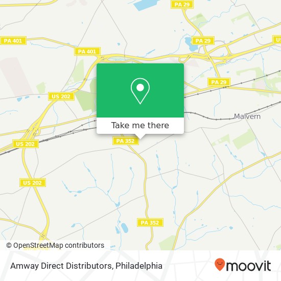 Amway Direct Distributors map