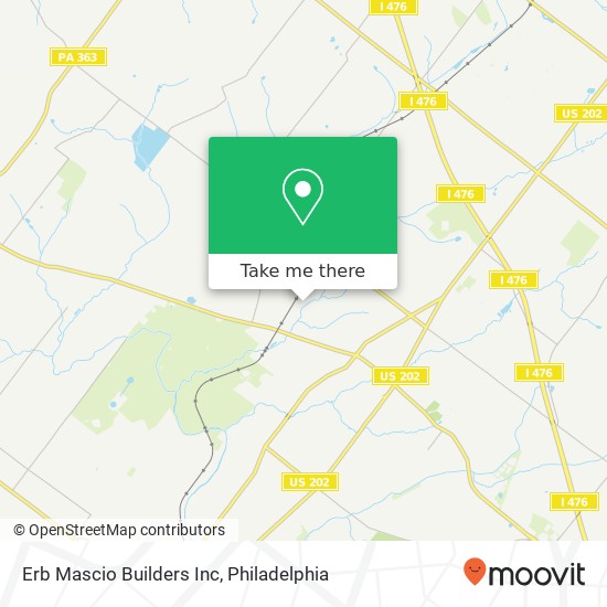 Erb Mascio Builders Inc map