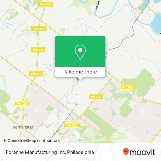 Mapa de Foranne Manufacturing Inc