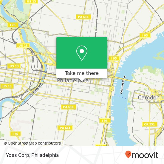 Mapa de Yoss Corp