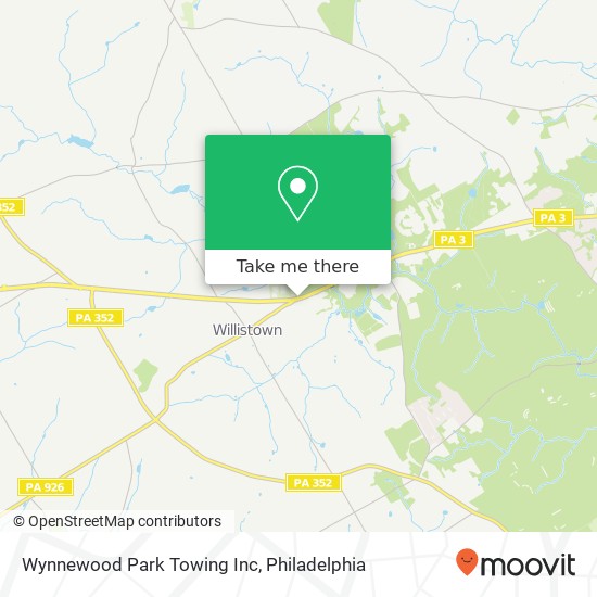 Wynnewood Park Towing Inc map