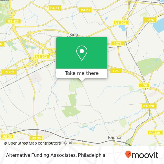 Mapa de Alternative Funding Associates