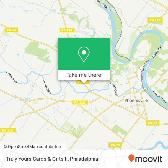 Truly Yours Cards & Gifts II map