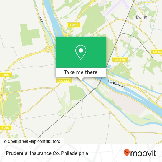 Prudential Insurance Co map