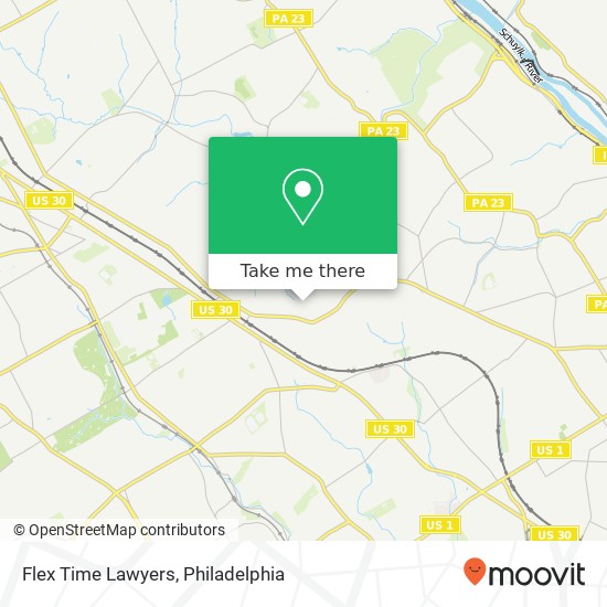 Flex Time Lawyers map