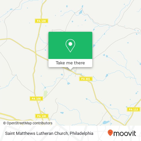 Mapa de Saint Matthews Lutheran Church