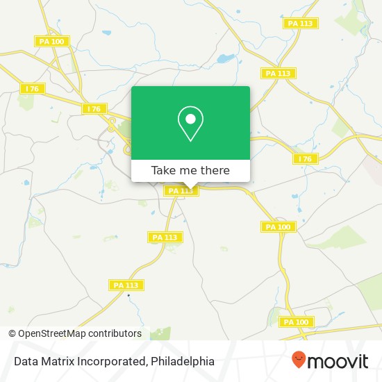 Mapa de Data Matrix Incorporated