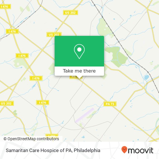 Mapa de Samaritan Care Hospice of PA